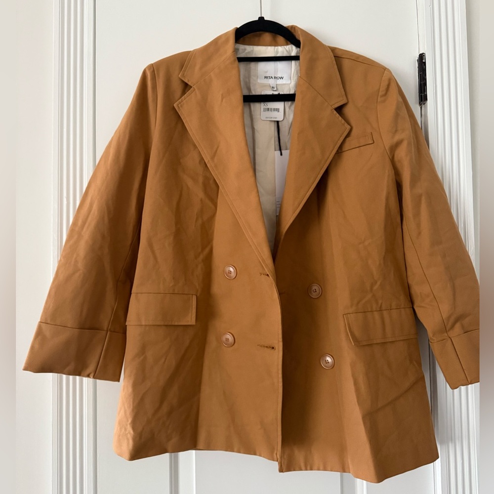 Rita Row Free People Tan Blazer